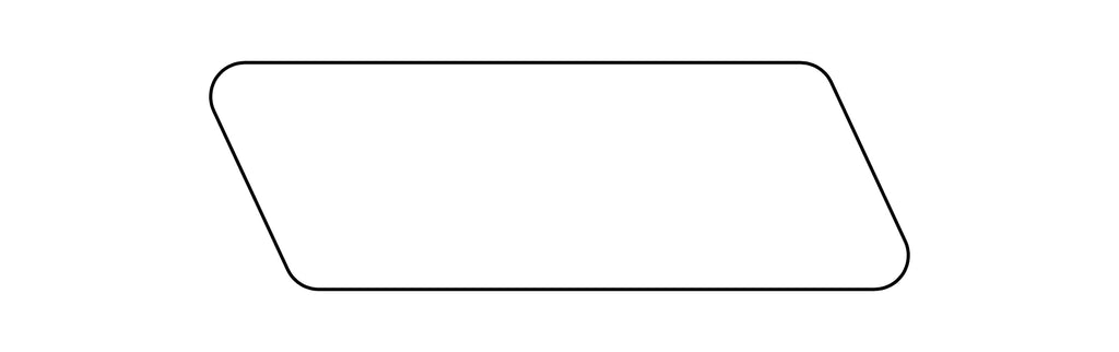 Thermoline ayous hardhout rhombus profiel 1,8 x 6,8 x 335 cm thermisch gemodificeerd, geschaafd
