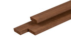 Thermoline ayous hardhout rhombus profiel 1,8 x 6,8 x 305 cm thermisch gemodificeerd, geschaafd