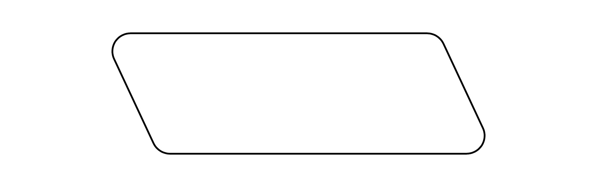 Thermoline ayous hardhout rhombus profiel 1,8 x 6,8 x 365 cm thermisch gemodificeerd, geschaafd