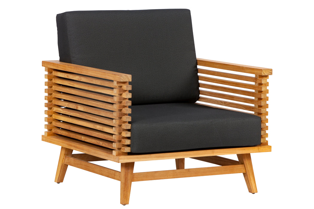 Teak loungeset Riverside fauteuil incl. kusses