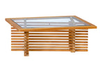 Teak loungeset Riverside tafel met glasplaat