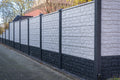 Berton©-motiefplaat smal wit/grijs H26 x D3,5 x L184 cm romeinsmotief
