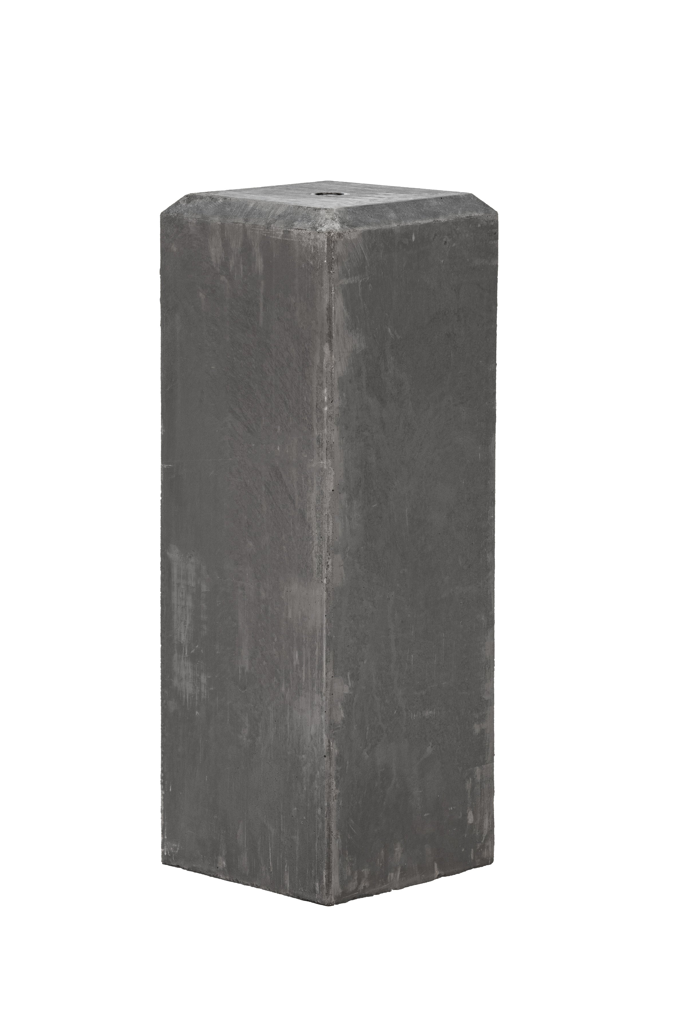 Berton© betonpoer 18,0 x 18,0 x 50,0 cm, antraciet, M20-bus