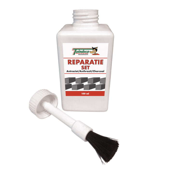 Reparatieset BETON zwart met kwast 0,1 ltr