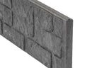 Berton©-motiefplaat smal antraciet H26 x D3,5 x L184 cm romeinsmotief