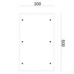 Carport Enkel/Aanbouw met PVC dakplaten vuren groen geïmpregneerd L500 x B300 cm