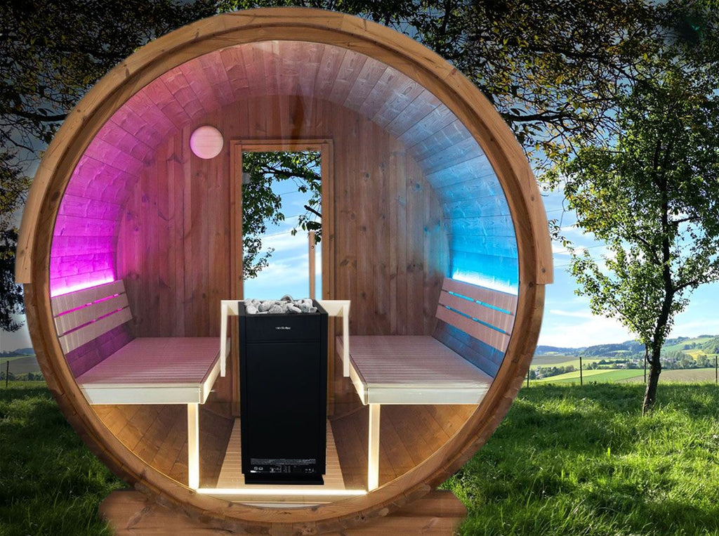 LED-set sauna 180 cm, 2 strips incl. toebehoren