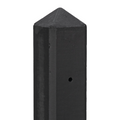 Berton©-motiefpaal Schie antraciet gecoat diamantkop 10 x 10 x 280 cm hoekmodel