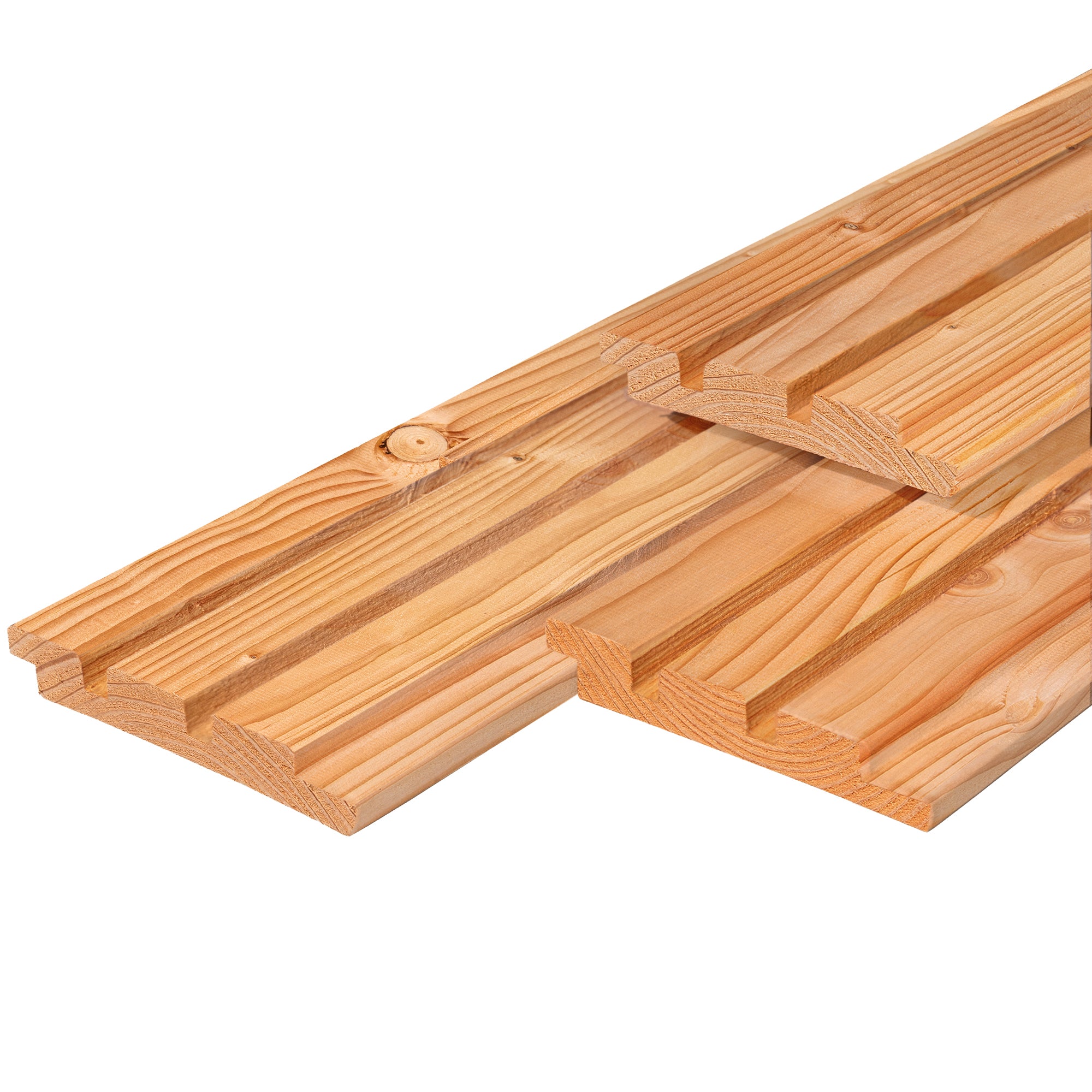 Douglas triple profiel 1,9 x 13,0 x 240 cm, gedroogd, geschaafd