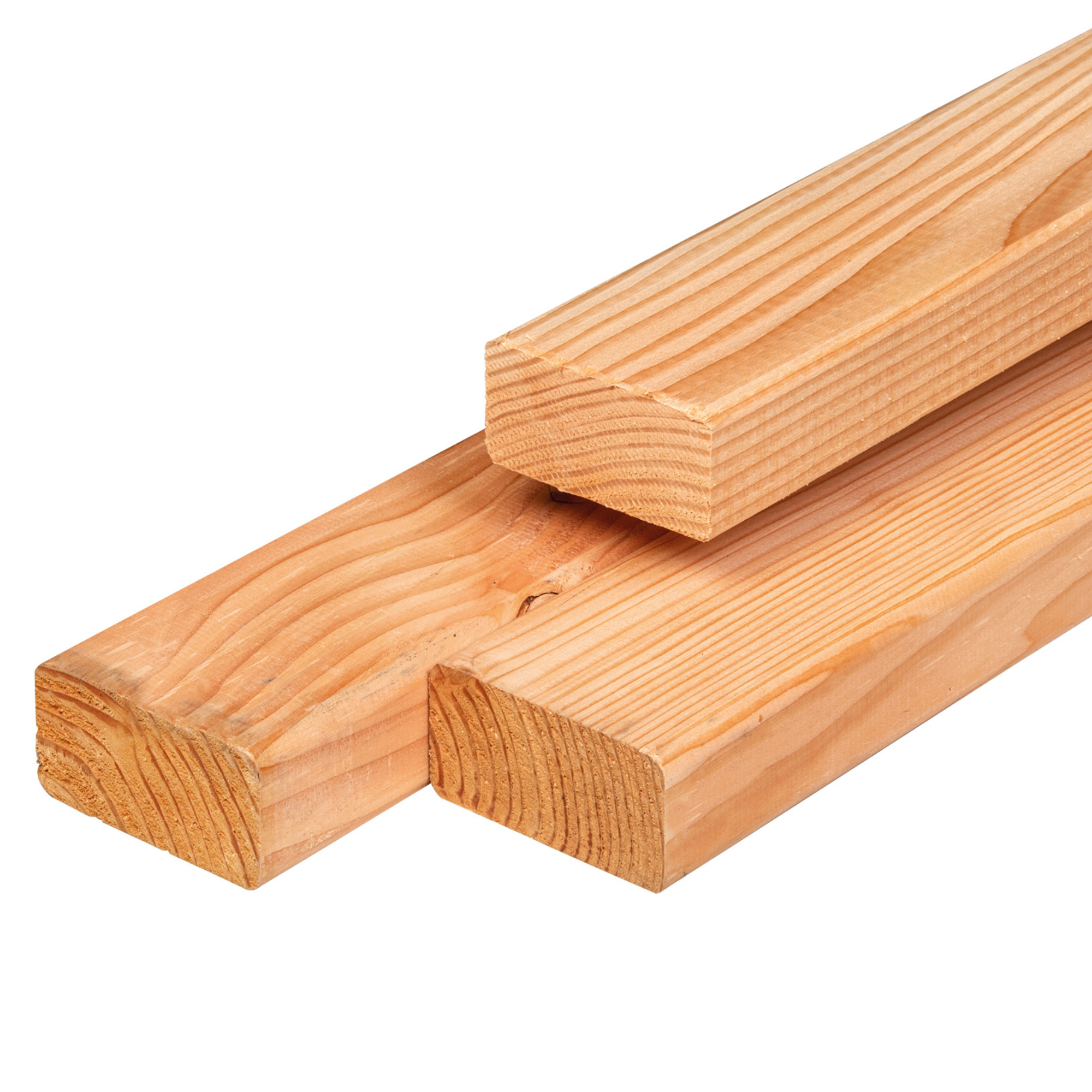 Douglas regel 2,1 x 4,5 x 300 cm, vers, fijnbezaagd, scherpkantig