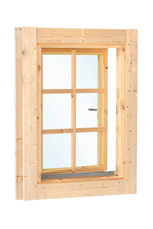 Draai- /kiepraam enkel L4 vuren 84 x 105,1 cm