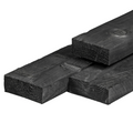 Douglas ligger 5,0 x 15,0 x 400 cm, vers, zwart geïmpregneerd, fijnbezaagd, scherpkantig