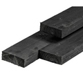 Douglas ligger 6,3 x 17,5 x 500 cm, vers, zwart geïmpregneerd, fijnbezaagd, scherpkantig
