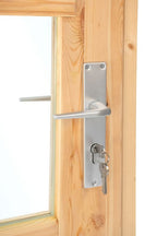 Dubbele deur+kozijn, vuren, dubbel glas DL8
