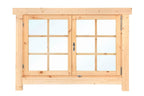 Draai- /kiepraam dubbel L3 vuren 153 x 105,1 cm