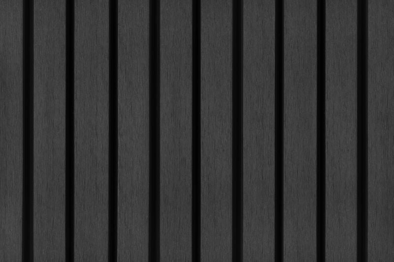 PuraTech 55 composiet dubbel profiel 3,3 x 17,0 x 290 cm, ebony black, fijne houtnerf