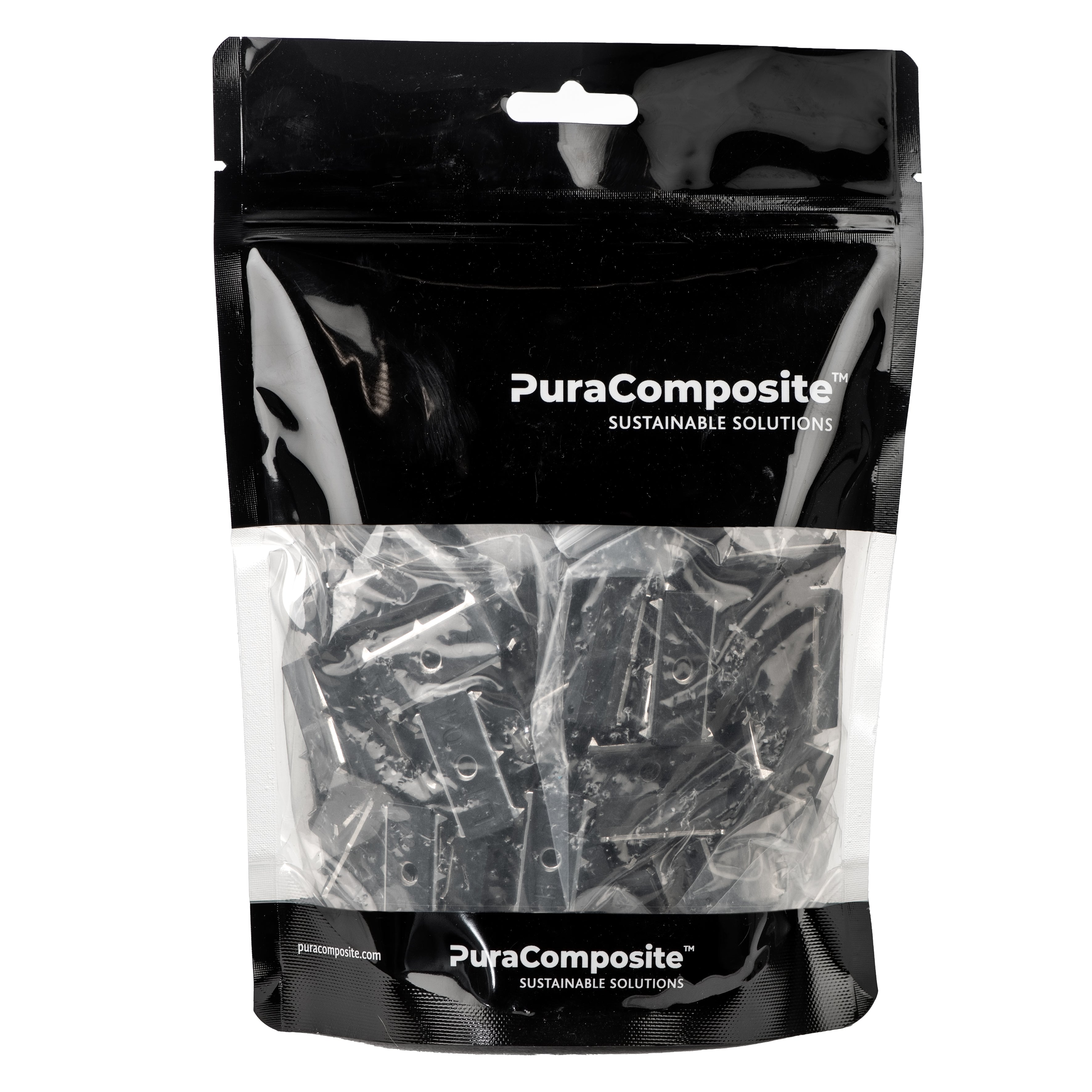 PuraFix vlonderplank clip RVS zwart voor blinde bevestiging - set 100 stuks