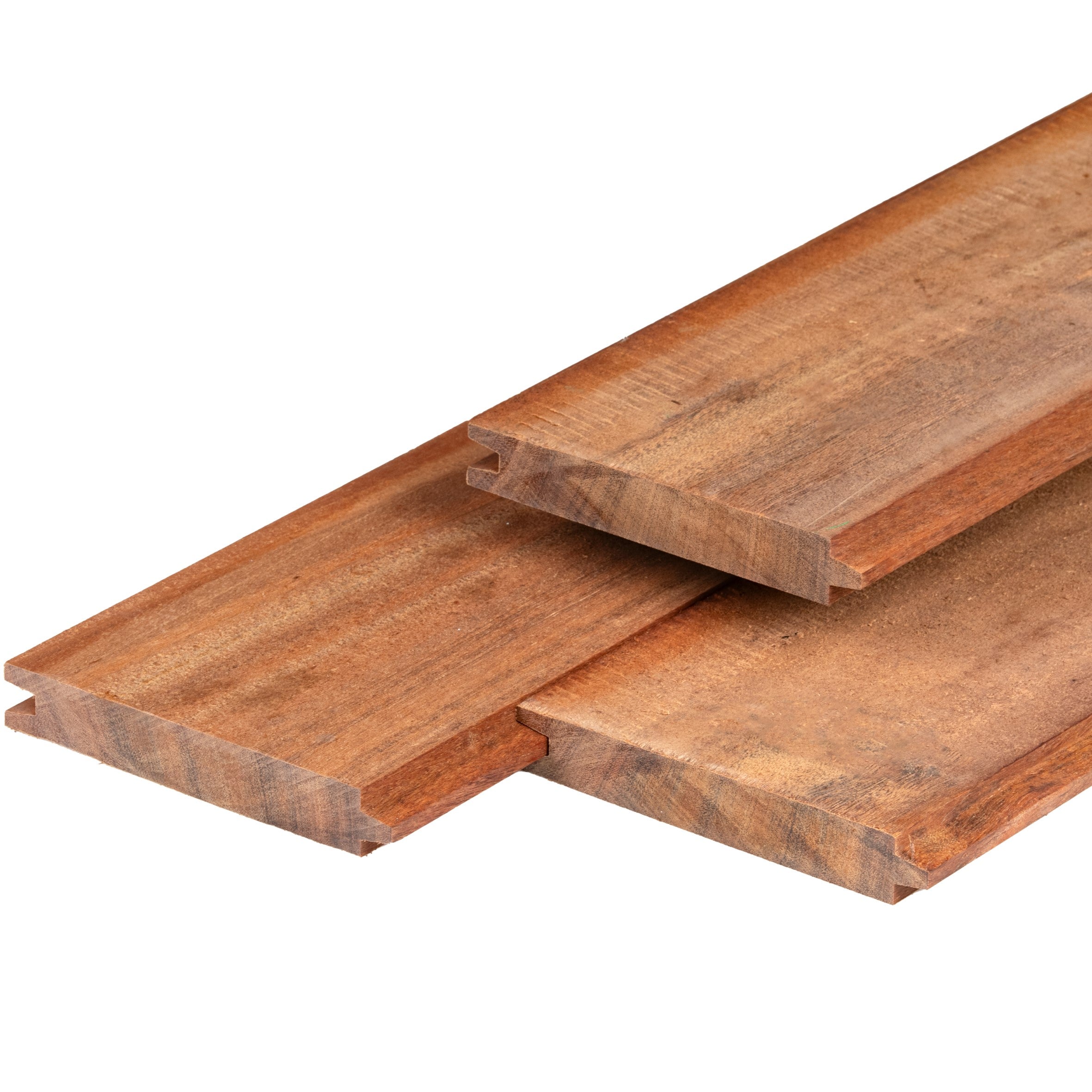 Angelim vermelho hardhout damwand 3,0 x 18,5 x 350 cm geschaafd