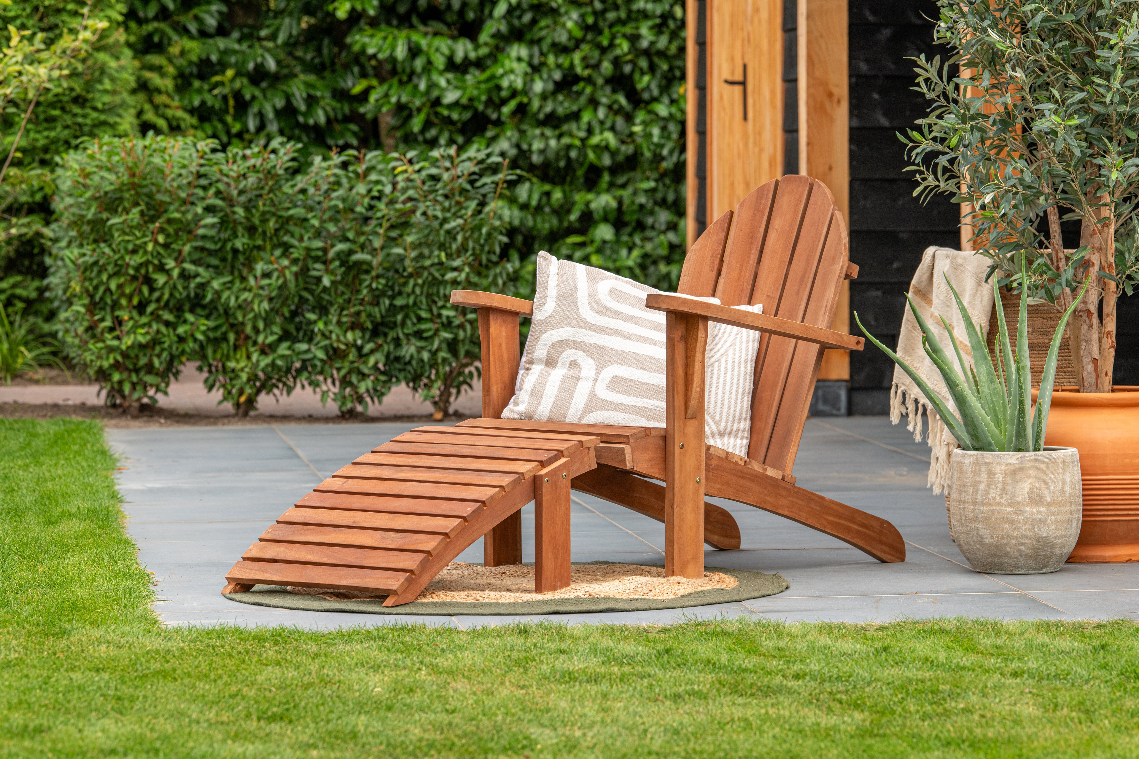 Hardhouten stoel Relax