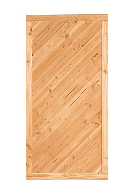 Tuinscherm Kufstein, douglas, RVS-geschroefd, 90 x 180 cm