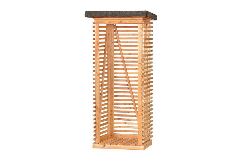 Openhaardhout berging, douglas B85 x D80 x H190 cm