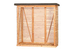 Openhaardhout berging, douglas B85 x D80 x H190 cm