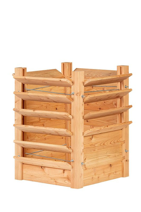 Multi plantenbak/kruidenbak, lariks B60xD60xH80 cm