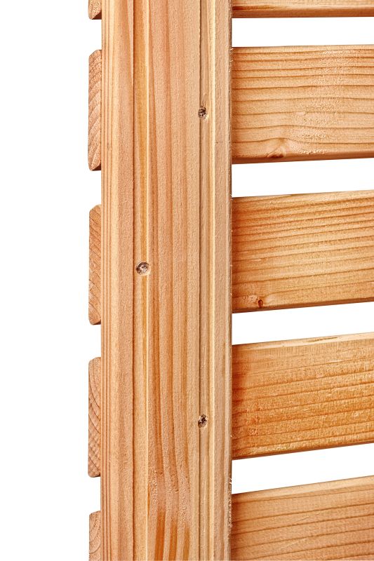 Rhombusscherm Kaprun, douglas, RVS-geschroefd, 180 x 180 cm