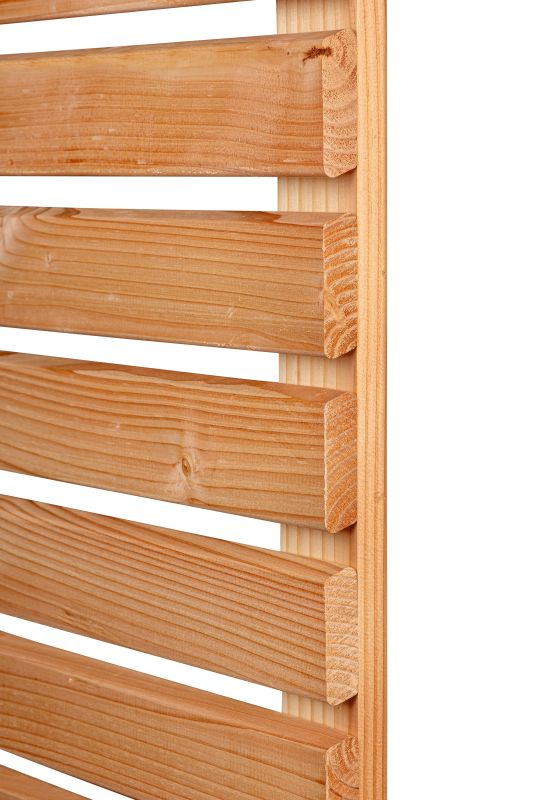 Rhombusscherm Kaprun, douglas, RVS-geschroefd, 180 x 180 cm