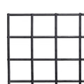 Gaaselement vuurverzinkt zwart gespoten maaswijdte 7,5 x 7,5 cm, draaddikte 3,8 mm H173 x B173 cm