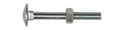 FixGard slotbout - verzinkt M10 x 120 mm (Doos 50 stuks)
