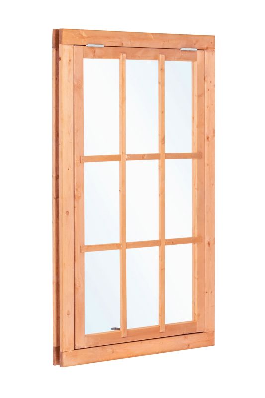 Red Class Wood uitzetraam, 9-ruits Uitzetraam B1000 x H1554 mm sponningmaat (rvs beslagset)