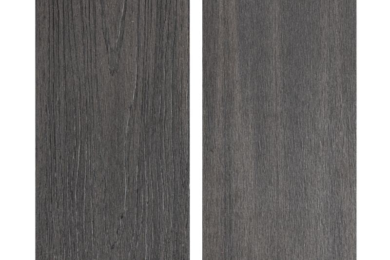 PuraShield composiet vlonderplank 2,3 x 21,0 x 400 cm, dark grey, semi-massief, fijne houtnerf, clip systeem