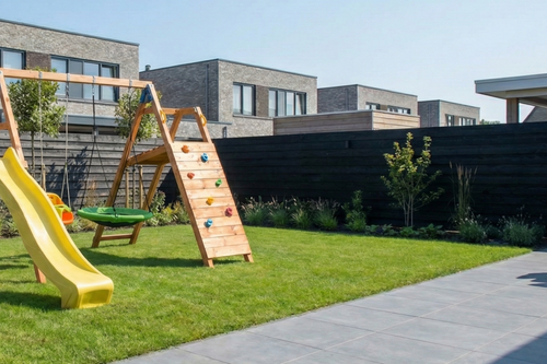 Aanbouwschommel speeltoestel Challenger, douglas