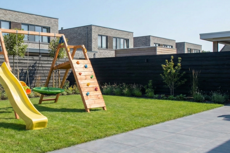 Aanbouwschommel speeltoestel Challenger, douglas