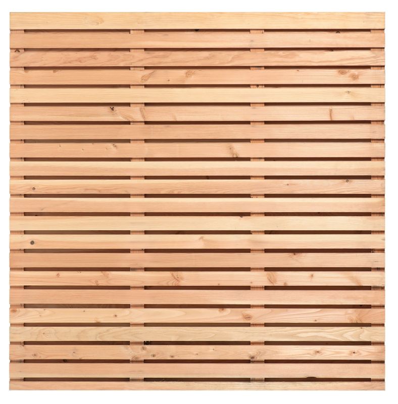 Tuinscherm Villach, douglas, RVS-geschroefd, 40-planks (36+4) 180 x 180 cm