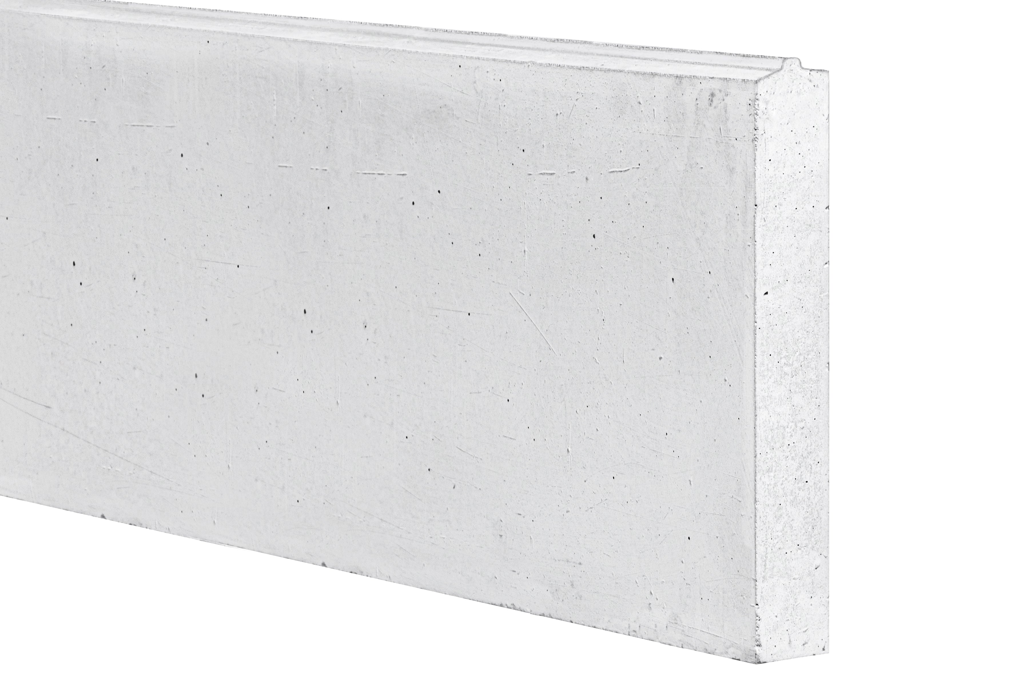 Berton©-onderplaat wit/grijs H20,0 x D3,5 x L182,5 cm