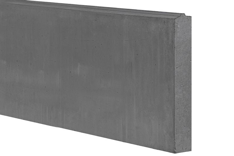 Berton©-onderplaat antraciet H20,0 x D3,5 x L182,5 cm