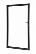PuraFence aluminium poortframe 180,0 x 100,0 cm, zwart (incl. deurbeslag)