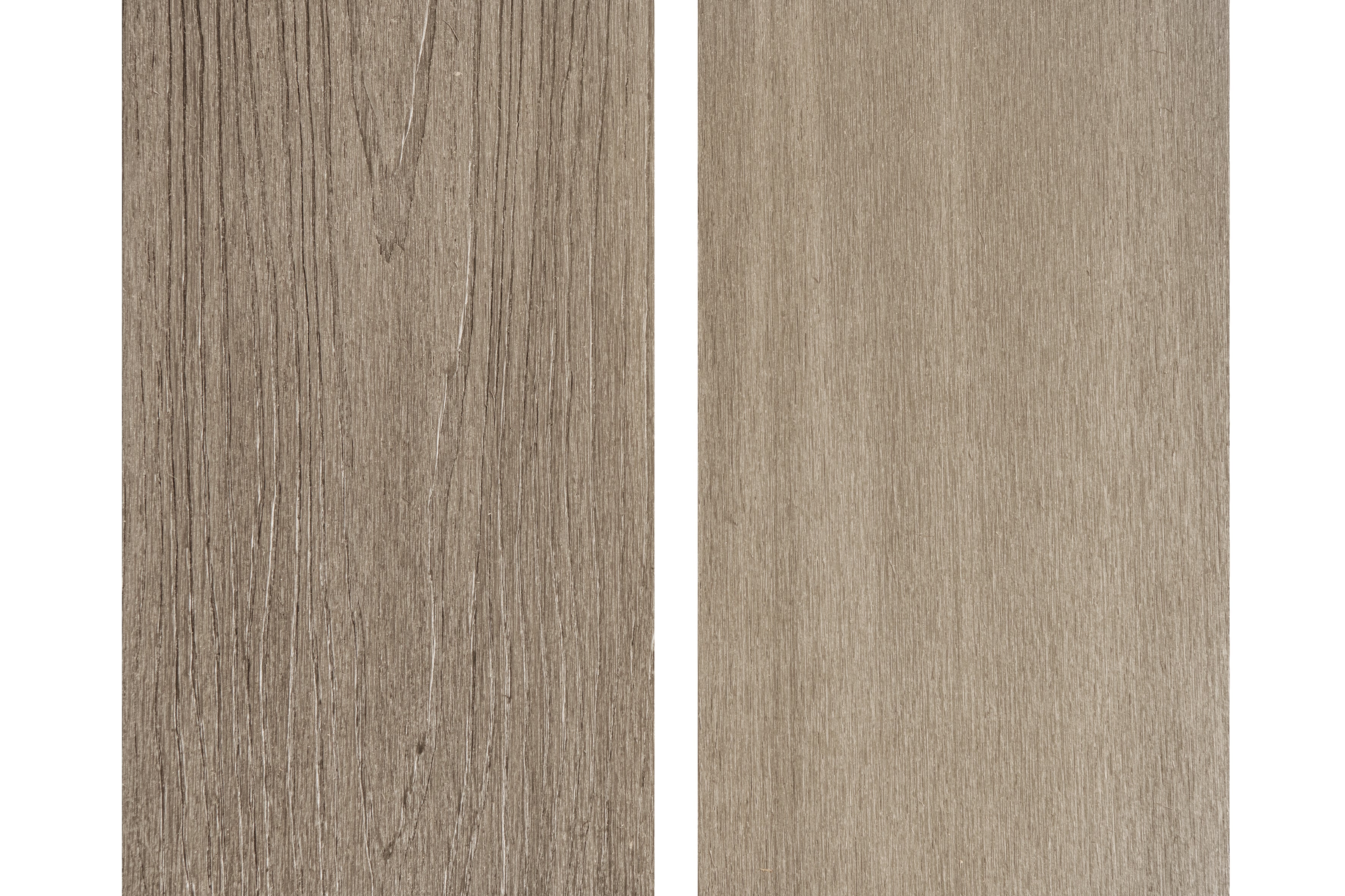 PuraShield composiet vlonderplank 2,3 x 13,8 x 500 cm, light grey, semi-massief, fijne houtnerf, clip systeem