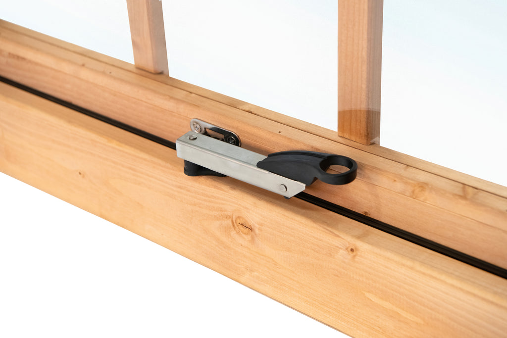Douglas uitzetraam 6-ruits dubbel B1252xH900mm buitenmaat (rvs beslagset)
