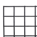 Gaaselement vuurverzinkt zwart gespoten maaswijdte 7,5 x 7,5 cm, draaddikte 3,8 mm H173 x B83 cm