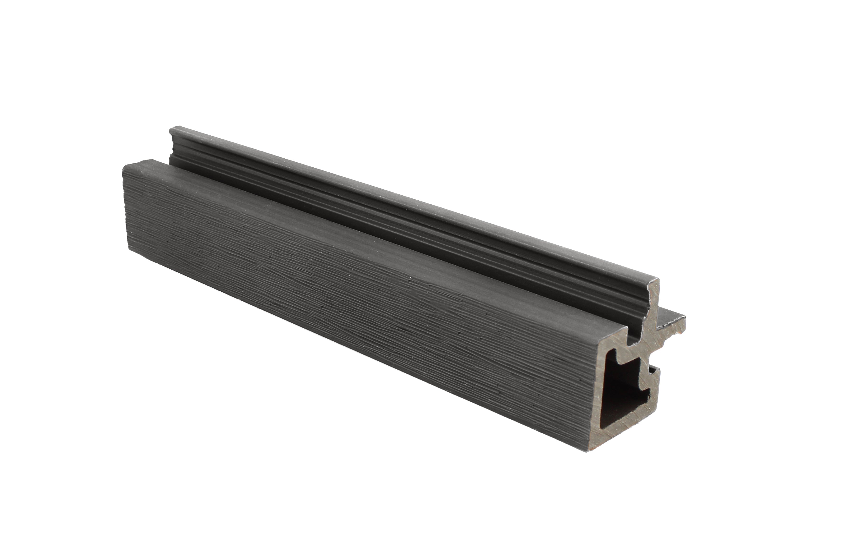 PuraTech composiet hoekprofiel 6,7 x 6,7 x 290 cm, dark grey