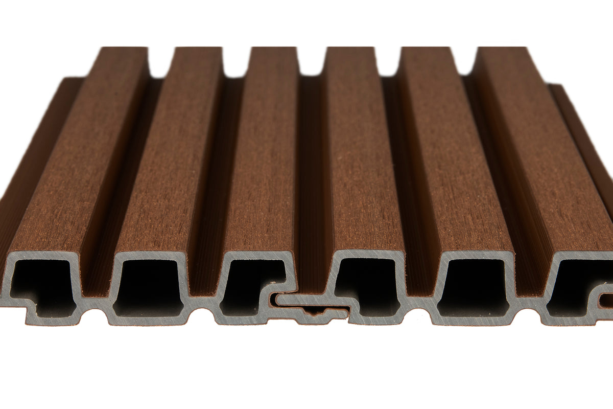 PuraTech 30 composiet triple profiel 3,3 x 17,0 x 290 cm, ipé, fijne houtnerf