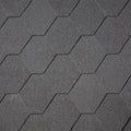 Dakshingles hexagonaal zwart - pak 3 m²