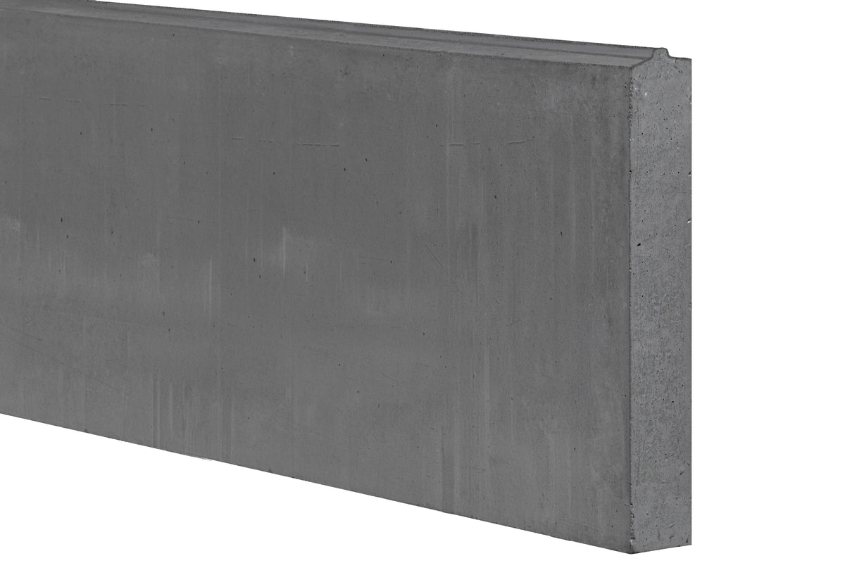 Berton©-onderplaat antraciet H20,0 x D3,5 x L182,5 cm