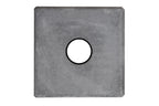 Betonsokkel Antraciet 14,0 x 14,0 x 20,0 cm Gat Ø40 mm