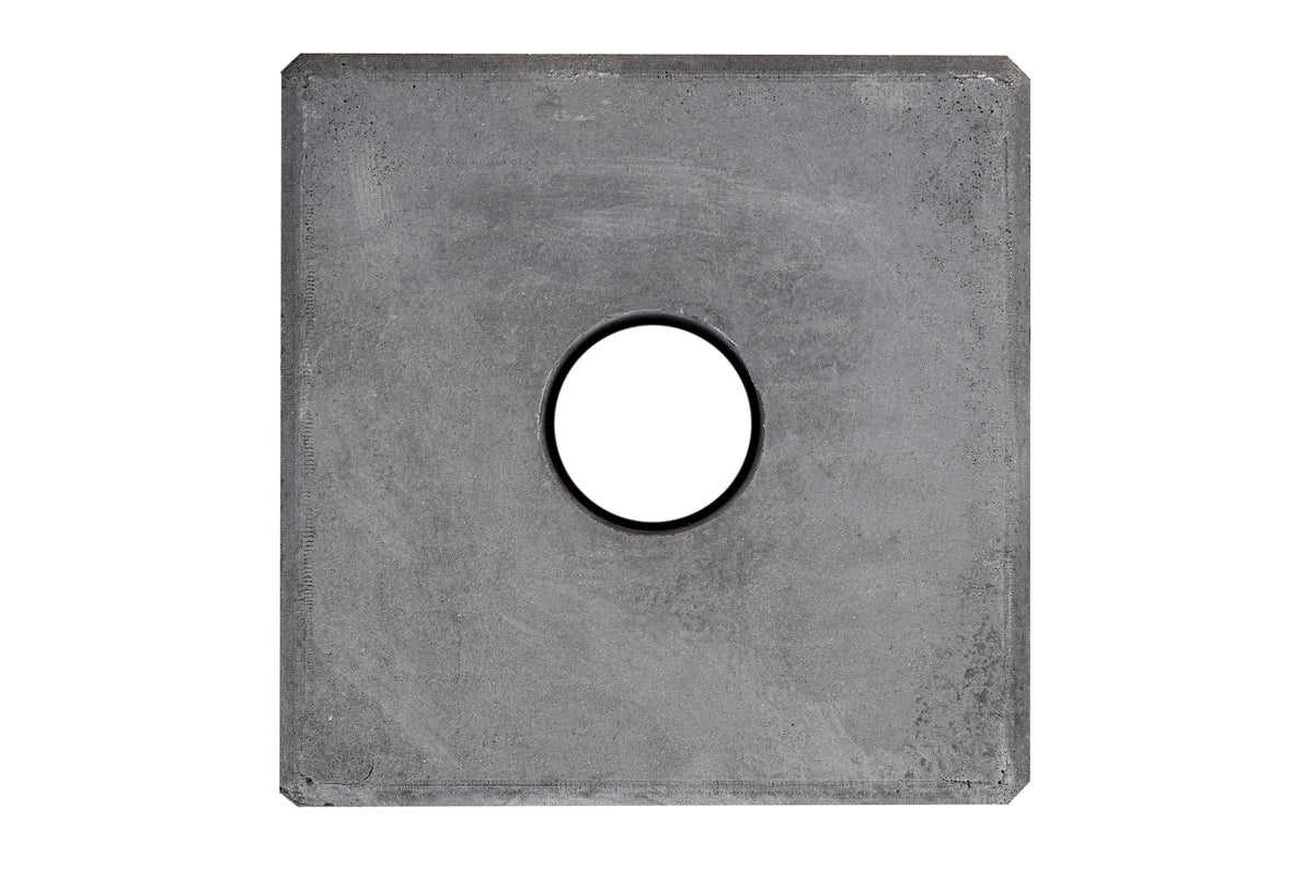 Betonsokkel Antraciet 14,0 x 14,0 x 20,0 cm Gat Ø40 mm