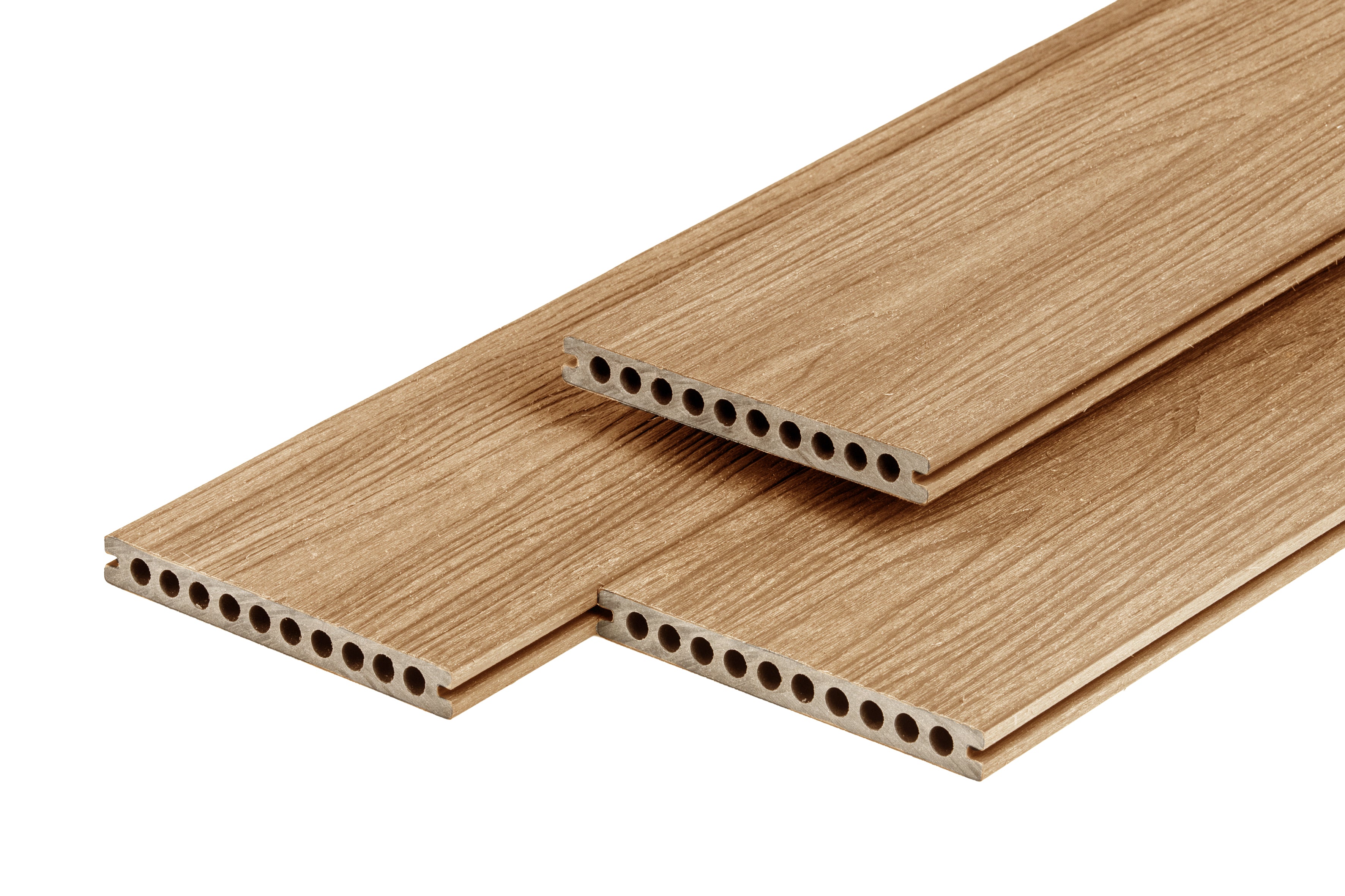 PuraShield composiet vlonderplank 2,3 x 21,0 x 400 cm, cedar, semi-massief, fijne houtnerf, clip systeem