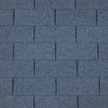 Dakshingles recht blauw - pak 3 m²